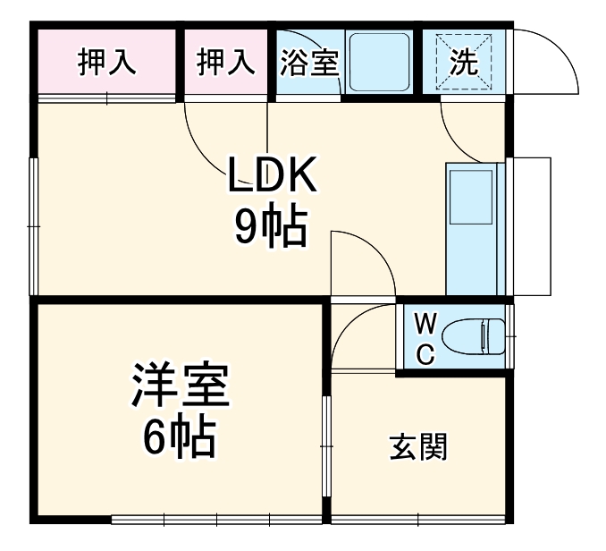 泉2丁目貸家の間取り