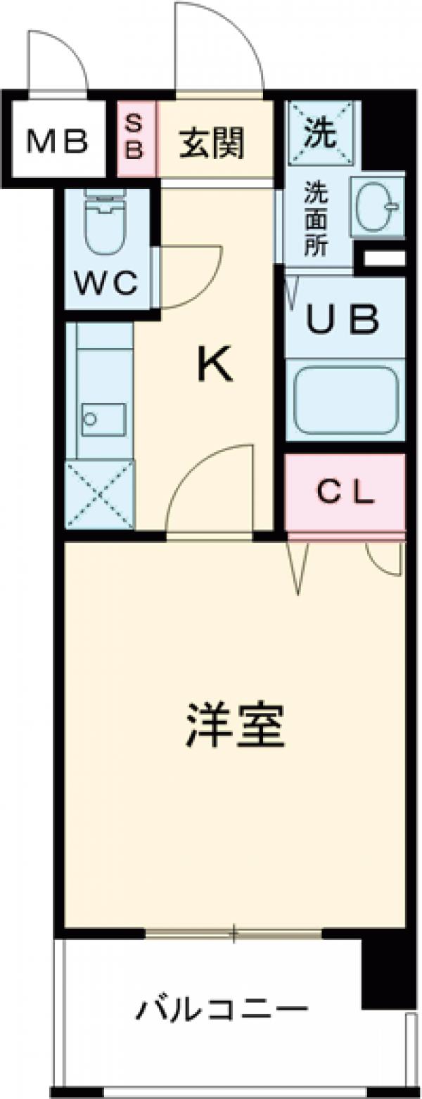 エンクレスト藤崎の間取り