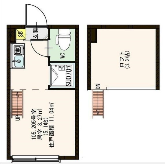 ラグーン西荻窪の間取り