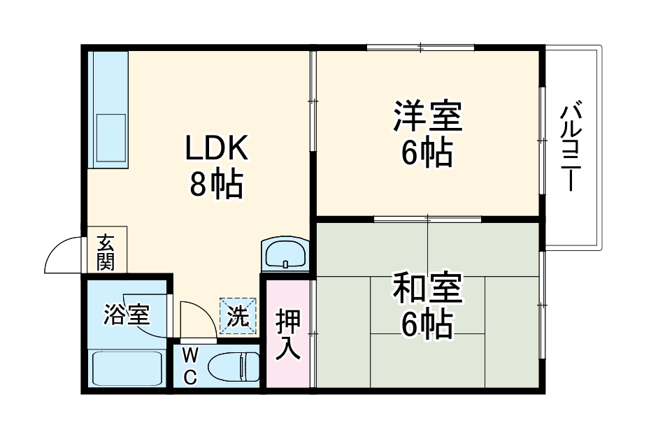 ラフォーレⅠの間取り