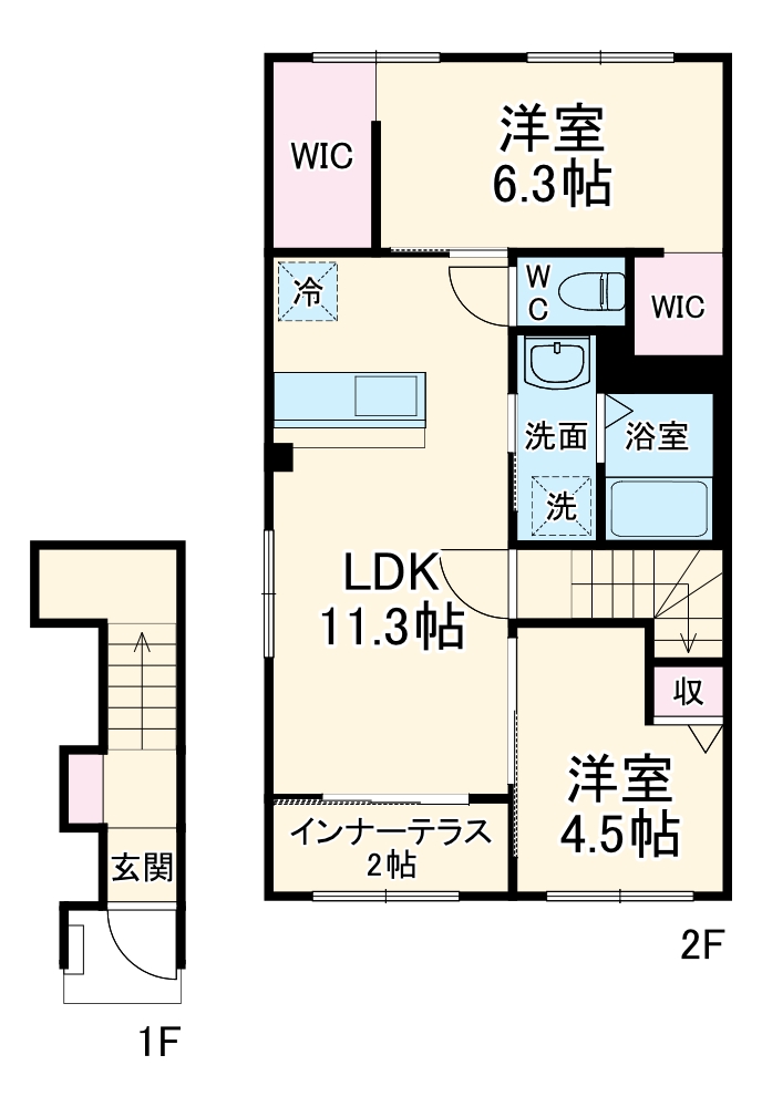 クレリエールの間取り