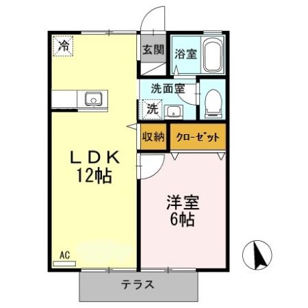 メゾンくろかわの間取り
