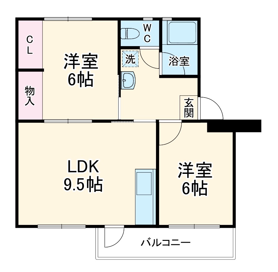 轟町団地の間取り