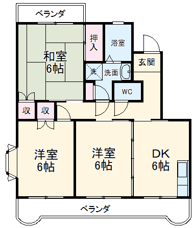 2/3 間取