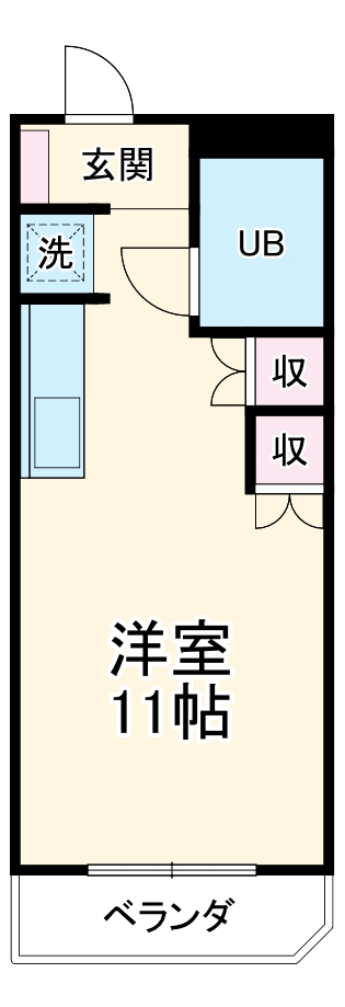 レインボー東祢宜島の間取り