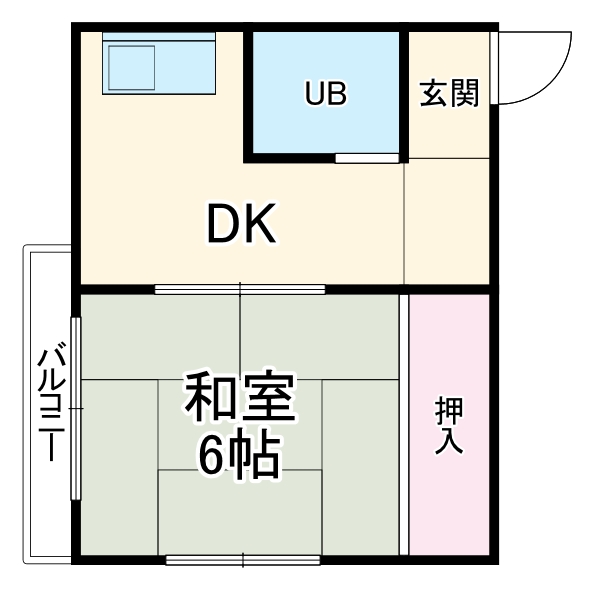 ハイツアサヒの間取り