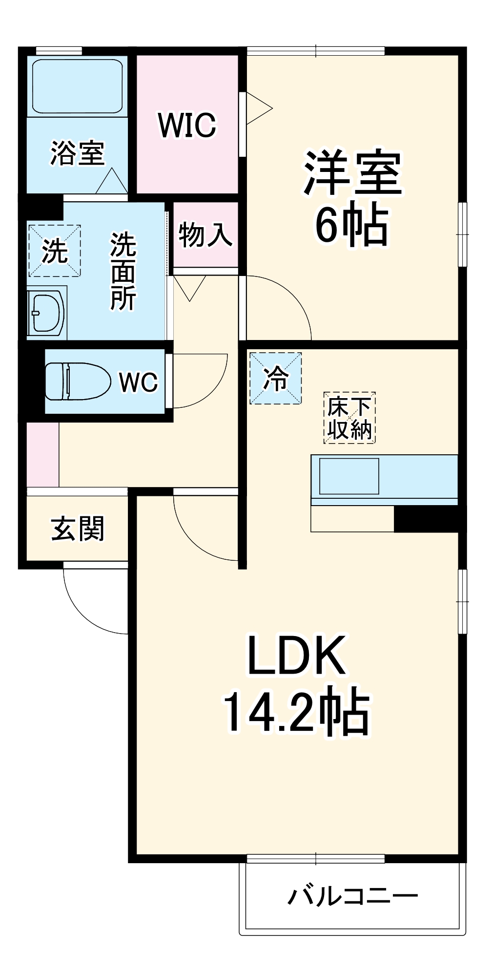 1/4 間取