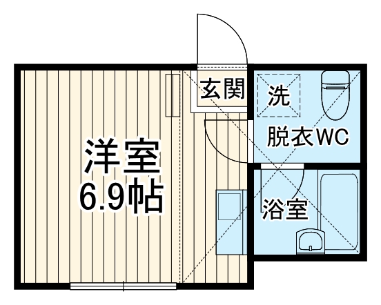 ユナイト横浜バーミンガムの丘の間取り