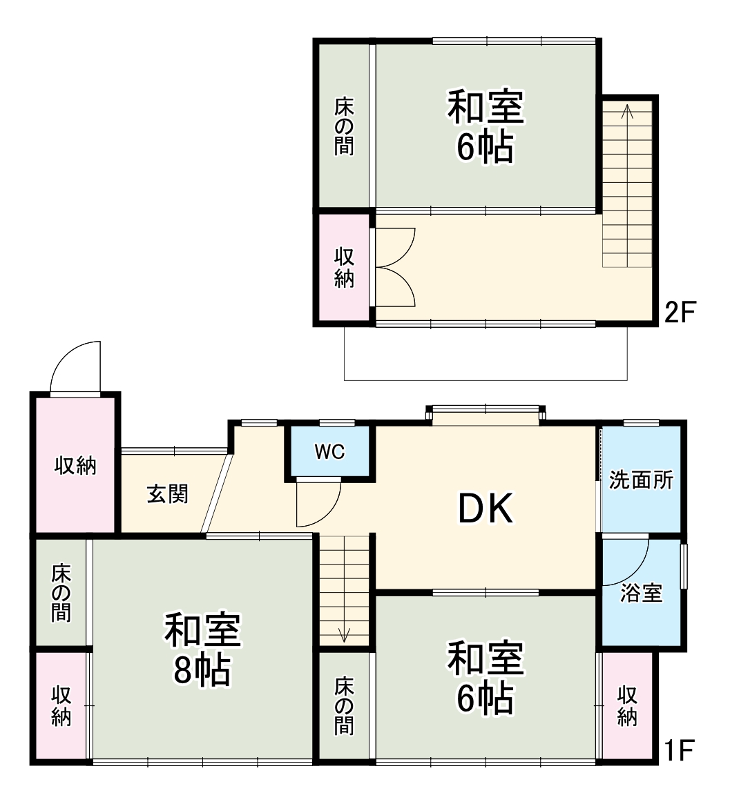 東小川-戸建の間取り