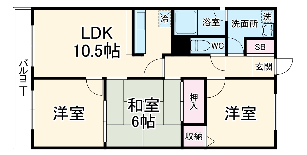 ラソフェリス千里桃山台の間取り