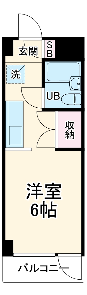コスモパレス富士見の間取り