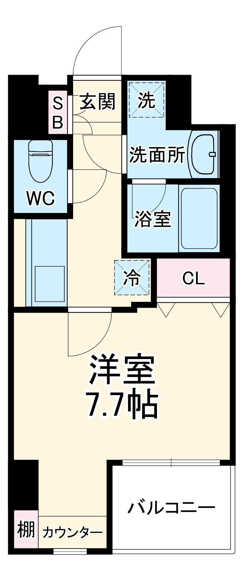 プランドール厚木の間取り