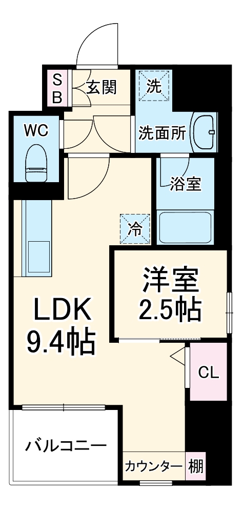 プランドール厚木の間取り
