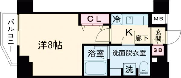 ティモーネプレミアム東京梅島の間取り