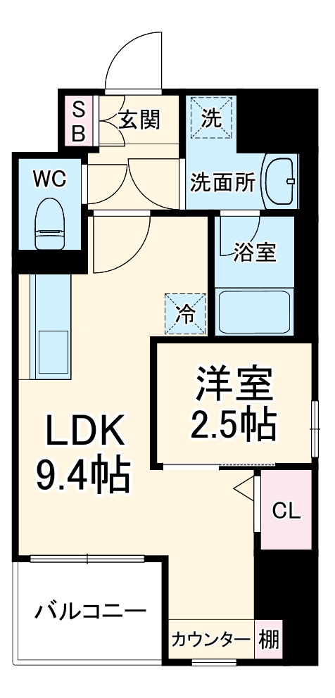 プランドール厚木の間取り