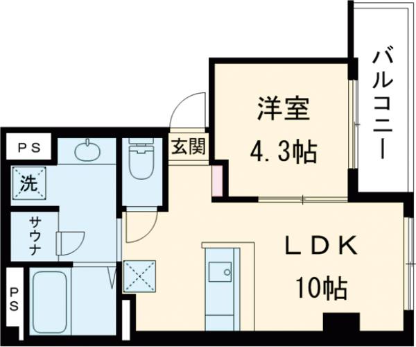 b'CASA金町EASTの間取り