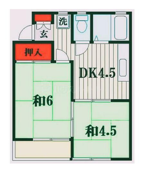 コーポサンフラワーの間取り