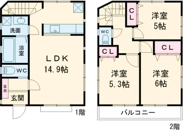 2/3 間取