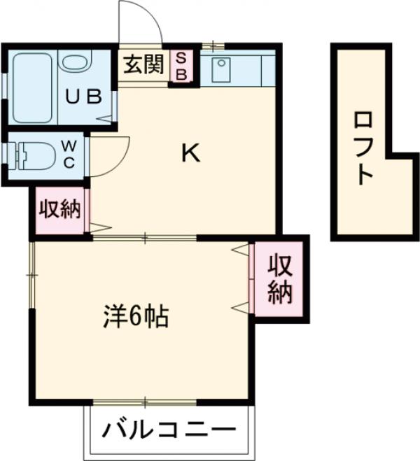 コーポつつじケ丘の間取り