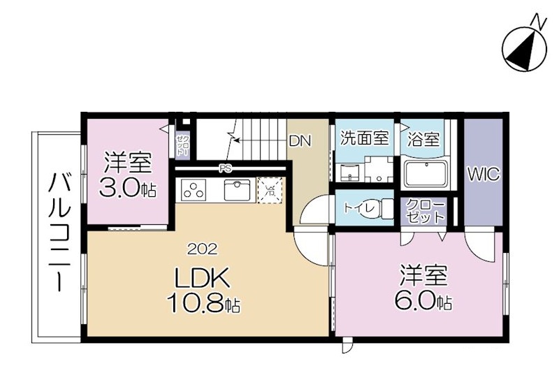 (仮称)美浜区幸町1丁目PJの間取り