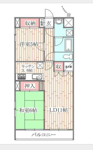 メイプルナインの間取り