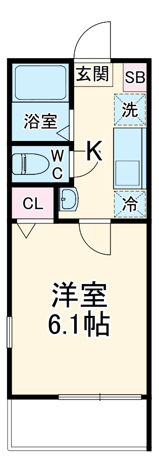 Venus Lagoon白幡仲町の間取り