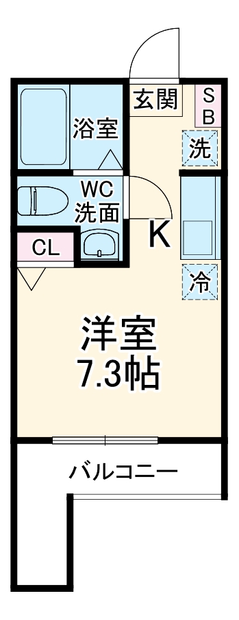 Venus Lagoon白幡仲町の間取り