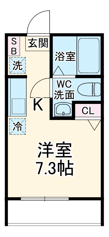 Venus Lagoon白幡仲町の間取り