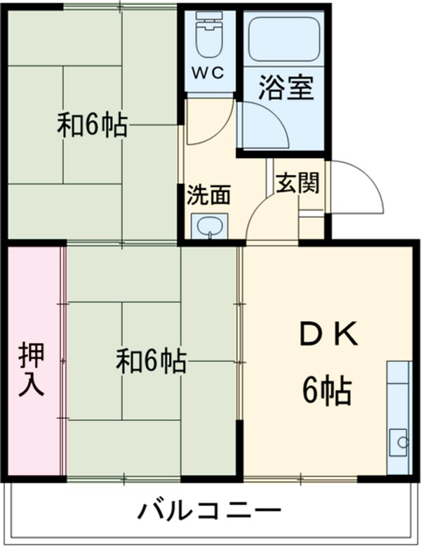第二末広ハイツの間取り