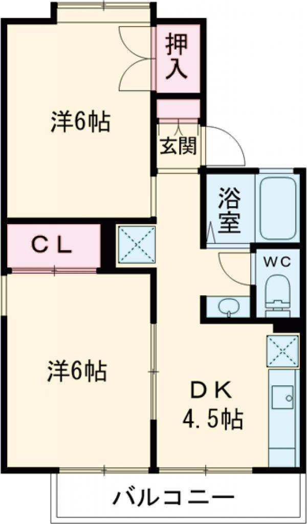 グリーンハイムの間取り