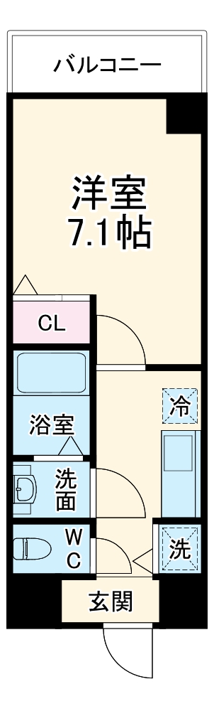 シャルマンフジ新大阪の間取り