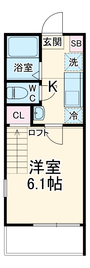 Venus Lagoon白幡仲町の間取り
