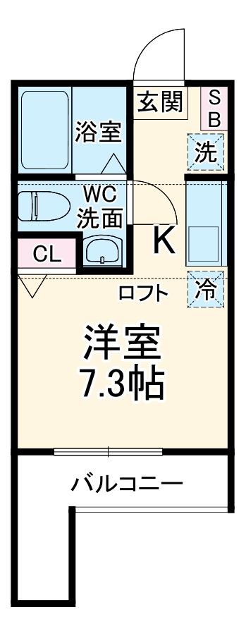 Venus Lagoon白幡仲町の間取り
