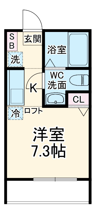 Venus Lagoon白幡仲町の間取り