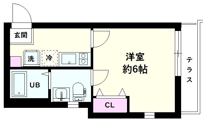 NSGATE江北１の間取り