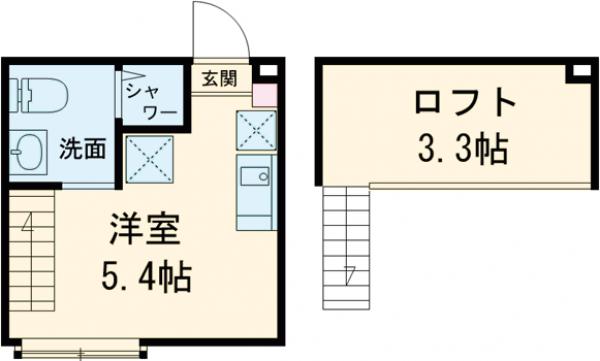ハーモニーテラス関町南の間取り