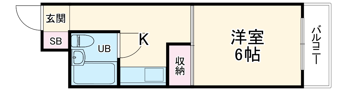 千里丘アベニューの間取り