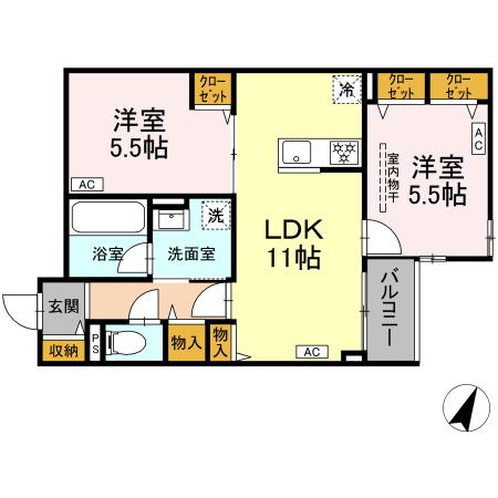 MOCRAFT南小岩の間取り