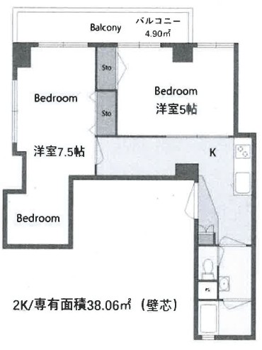 イースト日暮里の間取り