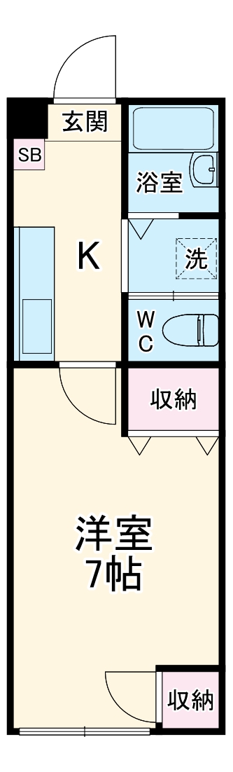 キャッスルKの間取り