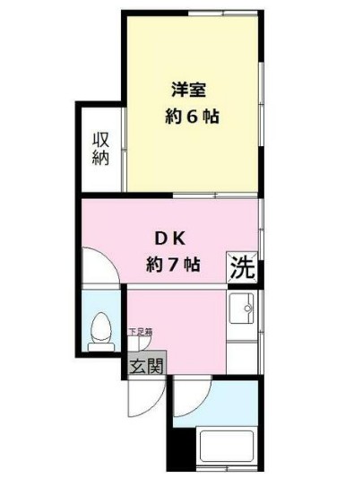 大久保荘の間取り