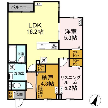 MOCRAFT南小岩の間取り