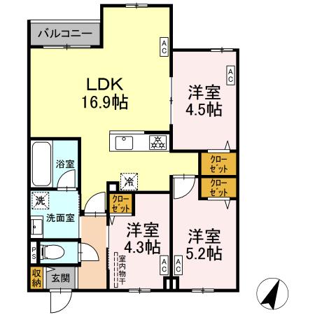 MOCRAFT南小岩の間取り