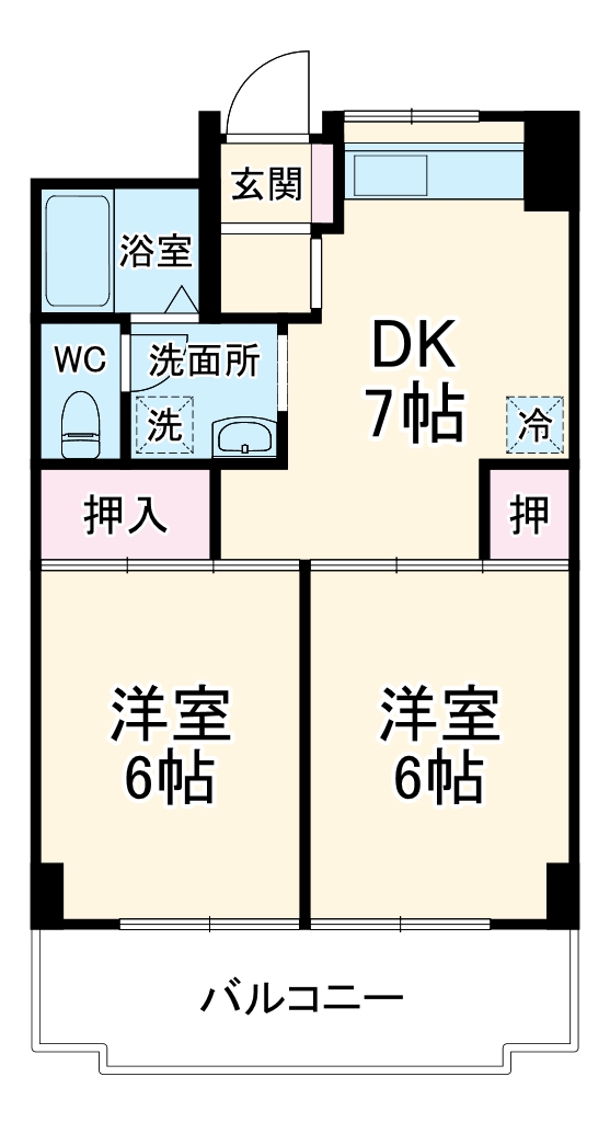メゾンラフォーレの間取り