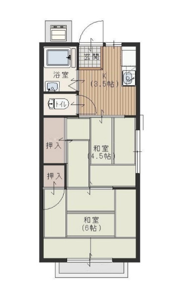 パナハイツ粕谷の間取り