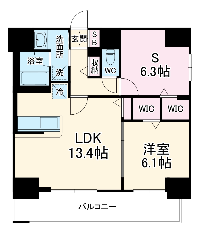 ラフィーエ横浜の間取り