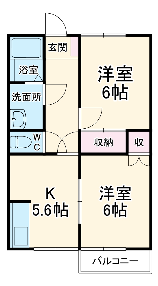 アンジュアルリングス田中 の間取り