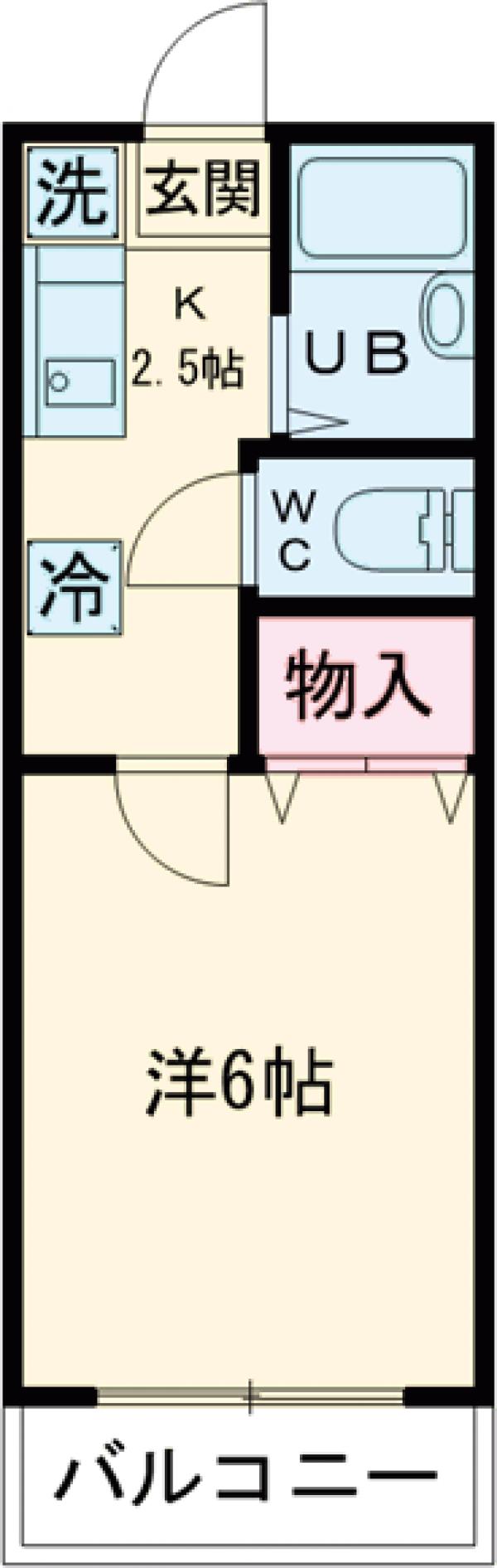 サニーヴィラの間取り