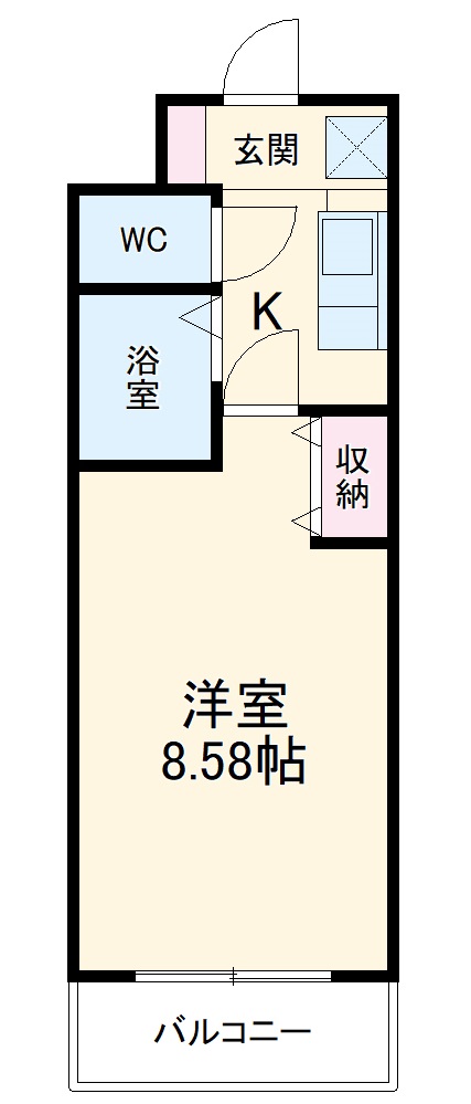 コーラル観月の間取り