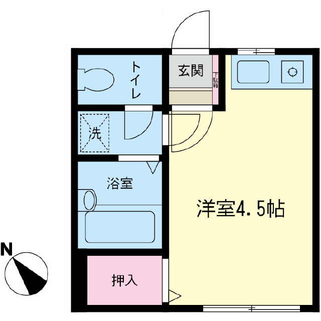 ブラウンハイツの間取り